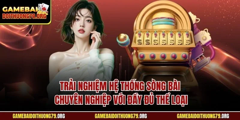 Trải nghiệm hệ thống sòng bài chuyên nghiệp với đầy đủ thể loại