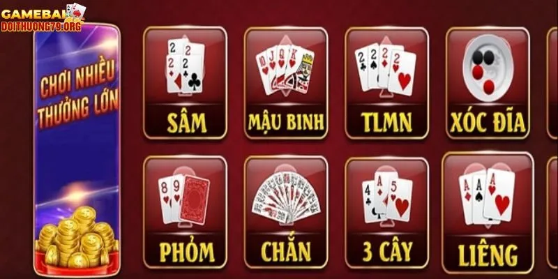 Game bài đổi thưởng 50 Các dòng game bài đổi thưởng uy tín