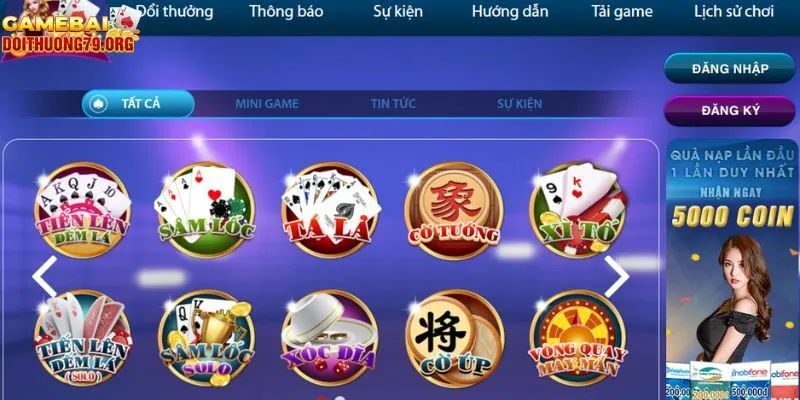 Game bài đổi thưởng 48 Toàn cảnh trang game bài đổi thưởng